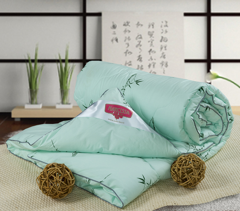 Одеяло зимнее "Муза" (бамбук, тик) 2 спальный (172*205)