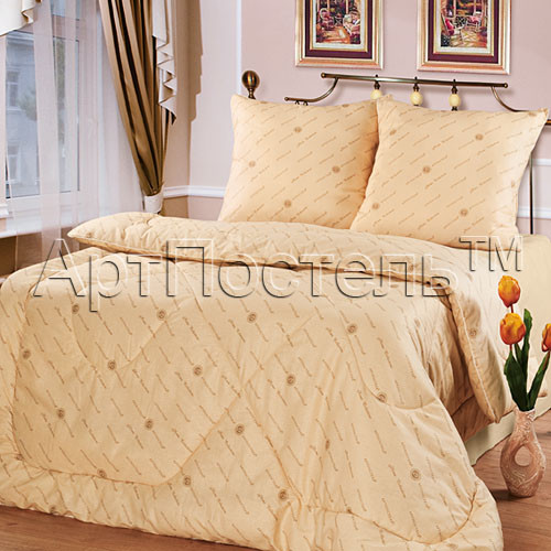 Одеяло зимнее iv36333 (полиэфирное волокно, бязь)